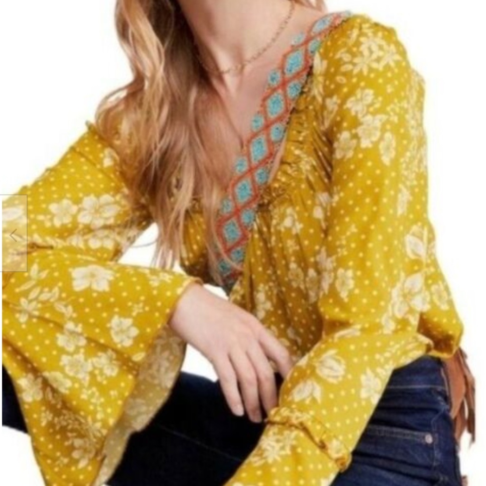 Free People Marigold Bodysuit
